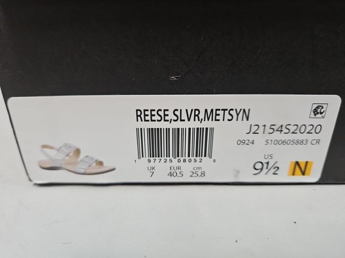 Vionic Reese Slingbacks Sandals Silver Women's Sz 9.5 N Narrow Summer Shoe NIB - Picture 2 of 13