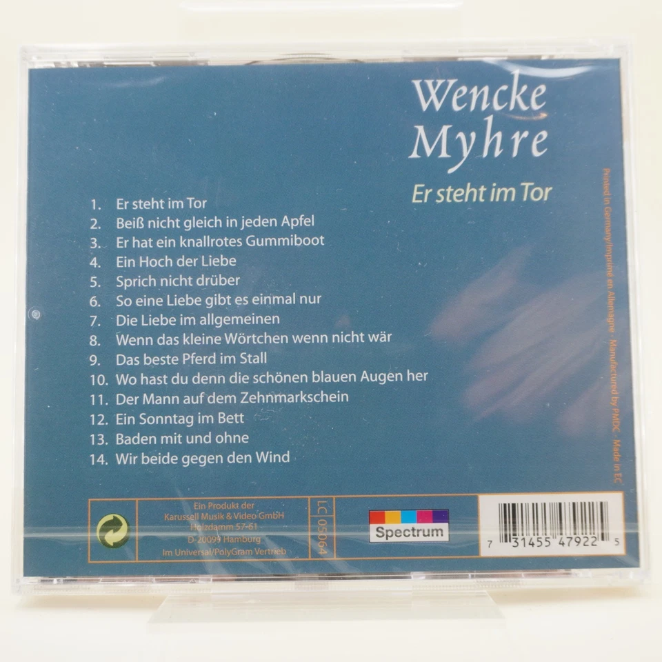 Wencke Myhre – Er Steht Im Tor - Ihre Großen Erfolge | CD | Zustand Neu / OVP - Bild 2 von 2