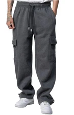 Pro Club Men's Heavyweight Fleece Cargo Pants
