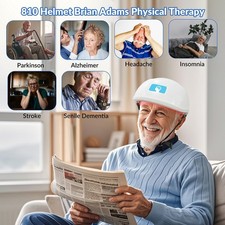 810nm Near Infrared Light Therapy Brain Helmet for Stroke Parkinson Recovery
