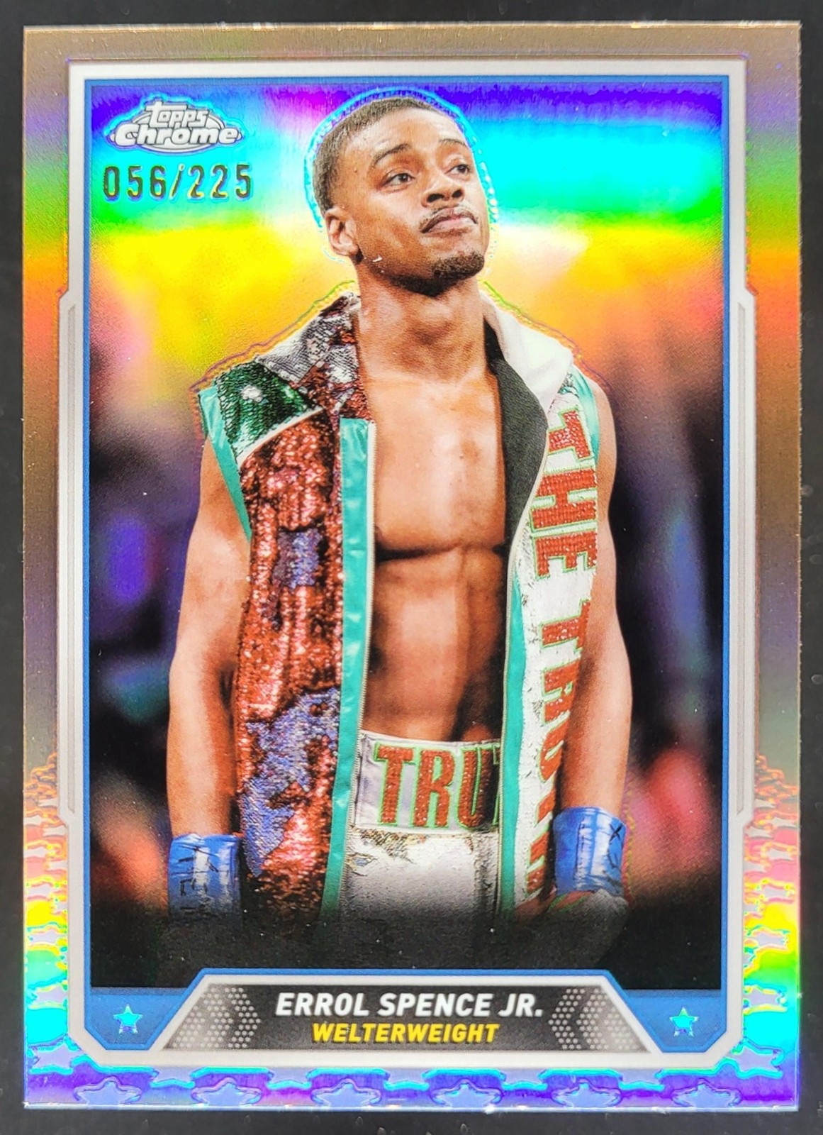 2024 Topps Chrome Errol Spence Jr. Bronze Refractor /225 #38 MG3