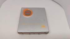 Sony MZ-E510 MD Audio Player Walkman Silver Orange for Parts Junk