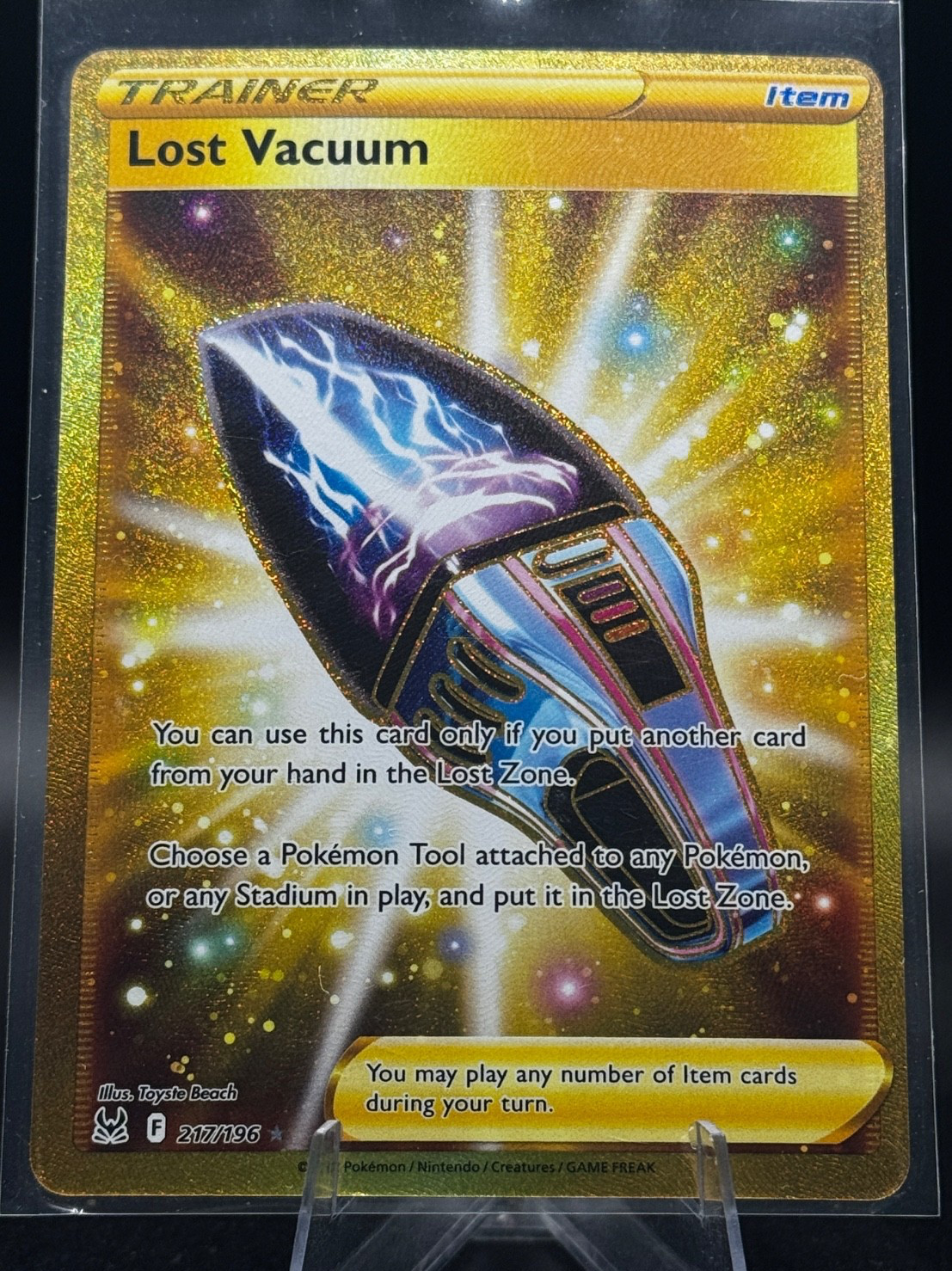 Lost Vacuum (Secret) 217/196 Swsh11: Lost Origin Holo Pokemon TCG