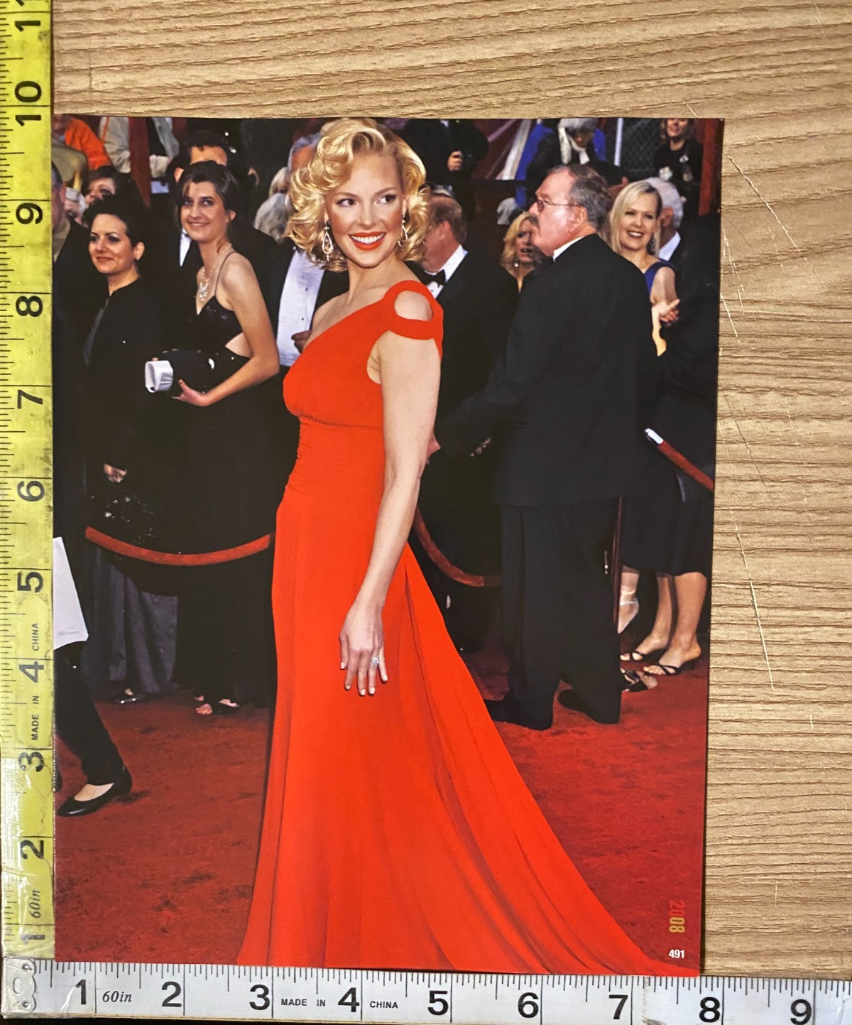 Katherine Heigl In Red Escada Gown 2008 Academy Award Scene Book ...