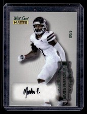 2022 Wild Card Matte #MB-A Martin Emerson Jr. Autographs Silver/Green Foil #/50