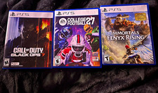 PS5 Game Lot: Call of Duty Black Ops 7, EA Sports College Football 27, Immortals