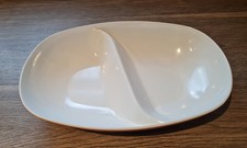 Vintage Melaware Melmex Divided Serving Dish Peach/Salmon Colour