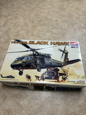#ad Academy Uh 60L Black Hawk Helicopter 1:35 2192 Fa189 2000 Open Box Sealed Parts $55.00