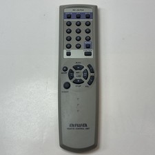 Genuine OEM Original Aiwa RC-ZAT04 Remote Control Unit Tested Works With Cover