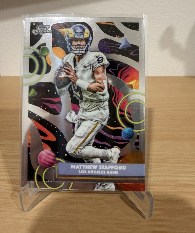 2025 Topps Cosmic Chrome Matthew Stafford #56 Los Angeles Rams