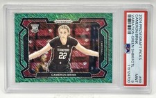2024 Prizm Draft Picks Cameron Brink Rookie Green Shimmer 1/3 First Print  PSA 9