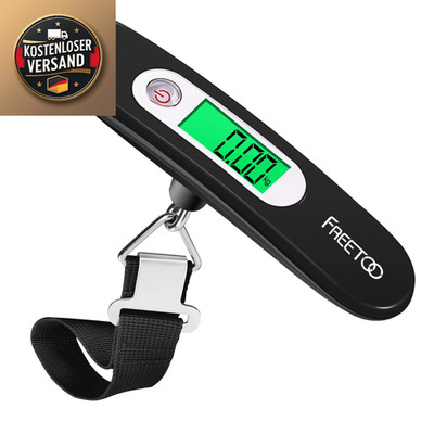 Digital Luggage Scales Freetoo LCD Display 50 kg Tare Funktion