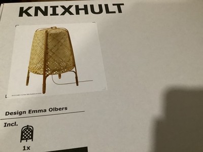 IKEA Knixhult Floor Lamp Handmade Bamboo 503.237.62 for sale