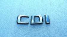 MERCEDES BENZ W168 - Embleme "CDI" Heckklappe Logo BADGE Chrom EMBLEM ##E4