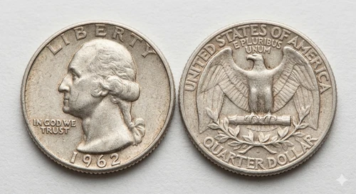 90% Silver Washington Quarters Average to Good Circulation  Random Dates