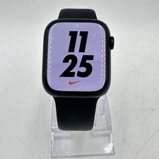 Unlocked Apple Watch Series 7 45MM Midnight Aluminum Black Sport Band MKMF3LL/A