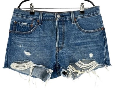 LEVIS STRAUS & CO Damen 501 Denim Shorts Größe W30