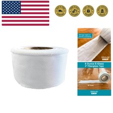 Fiberglass Cloth Tape, 6 oz, 3" Wide by 50 Yards Long 150 Feet, E-Glass Plain...