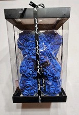 Rose Flower Bear-Hand Made Rose Teddy Bear Artificial Decoration Gift