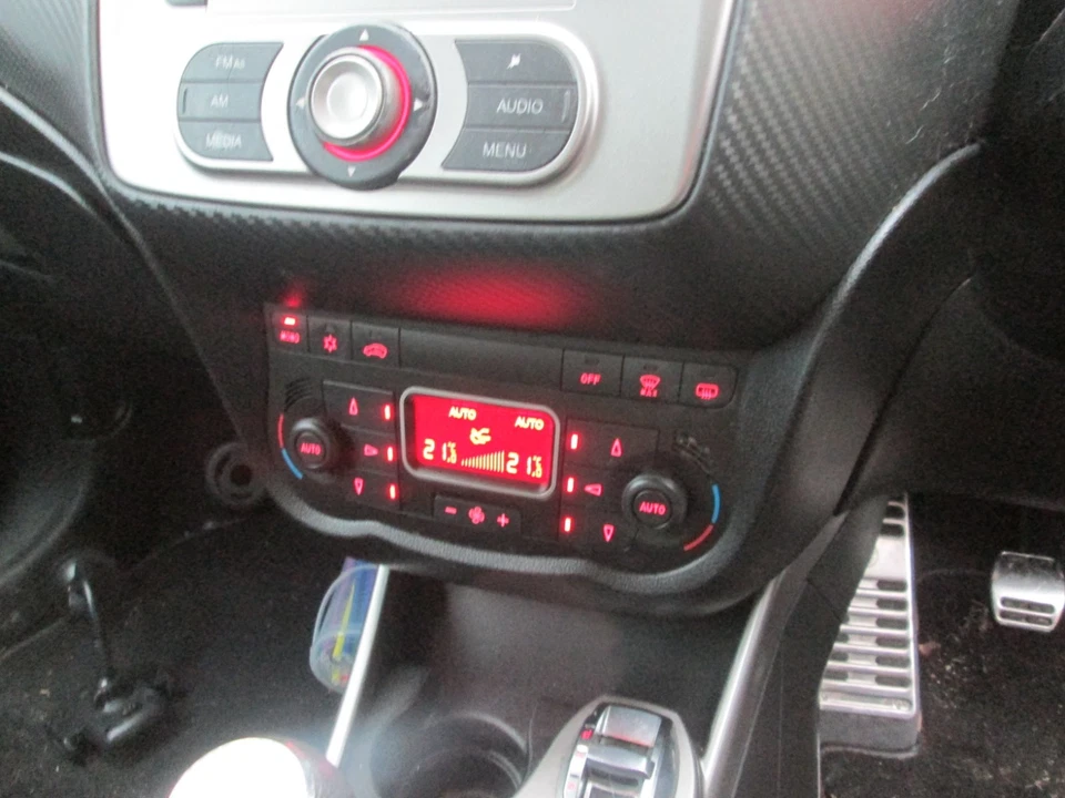 2011 ALFA ROMEO MITO 955 1.4 M-AIR 3 DR CLIMATE HEATER CONTROL PANEL 156088743 - Image 4 of 4