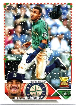 2023 Topps Holiday #H26 Julio Rodríguez Seattle Mariners