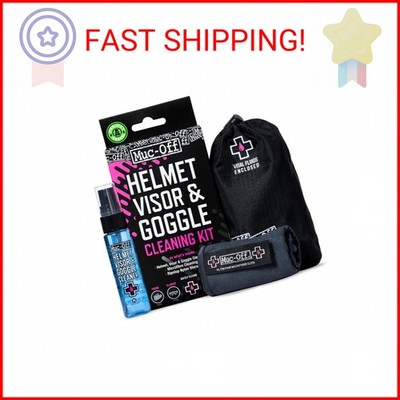 Muc Off 202 Visor, Lens & Goggle Cleaning Kit, Blue, 0.030 l