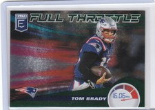 2020 Elite Football Full Throttle Green Retail #25 Tom Brady Buccaneers 
