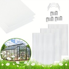 2ft x 4ft x 0.32" Polycarbonate Roofing Panels Greenhouse DIY Outdoor 5-PACK