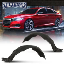 Fit For 2018-2021 Honda Accord Front Left & Right Side Fender Liner Pair Set