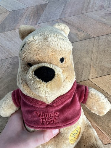 Winnie the Pooh Walt Disney Posh Paws Soft Toy (10") Plush 90 years edition Rare - Picture 3 of 12