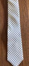 Christian Dior Yellow Silk Tie Vintage Made In USA
