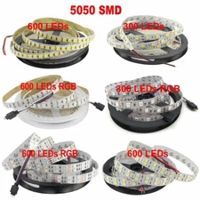 16.4ft LED Strip 3528 2835 3014 5050 5054 5630 5730 7020 SMD Flexible Light 12V