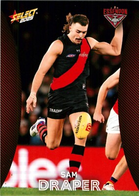 2025 Essendon Bombers AFL Select Footy Stars Card - Sam Draper