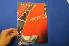 Original 1994 Ducati Motorcycle Brochure 600 750 900 Superlight German Language