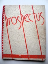 The PROSPECTUS 1941 Flint Central High School Michigan Yearbook Students Sports