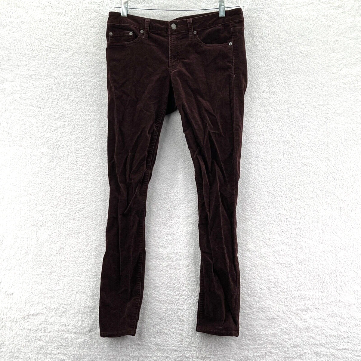 Gap 1969 Velvet Pants Womens Size 28 Brown 30x31 Slacks Always