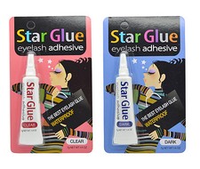 1,2,3 Pcs Star Glue Eyelash Adhesive Waterproof 7g Best Eyelash Dark, Clear Glue