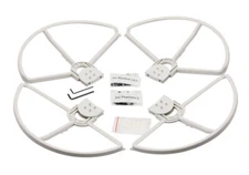 Snap On/Off Quick Mount Connect Prop Guards 4X White for DJI Phantom 1 2 3