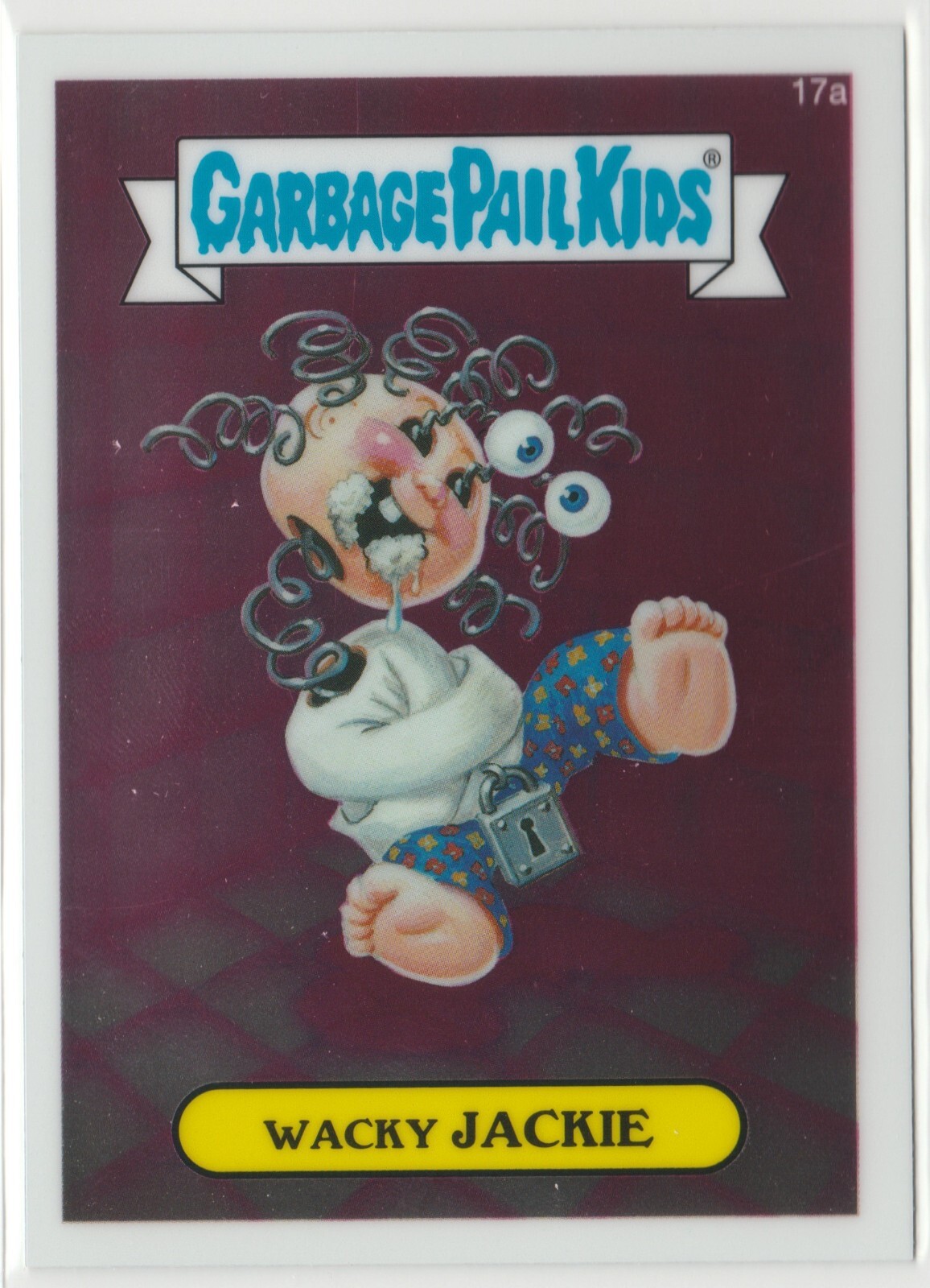 Wacky Jackie 17a Garbage Pail Kids 2013 Chrome Series 1 CS1 GPK Card