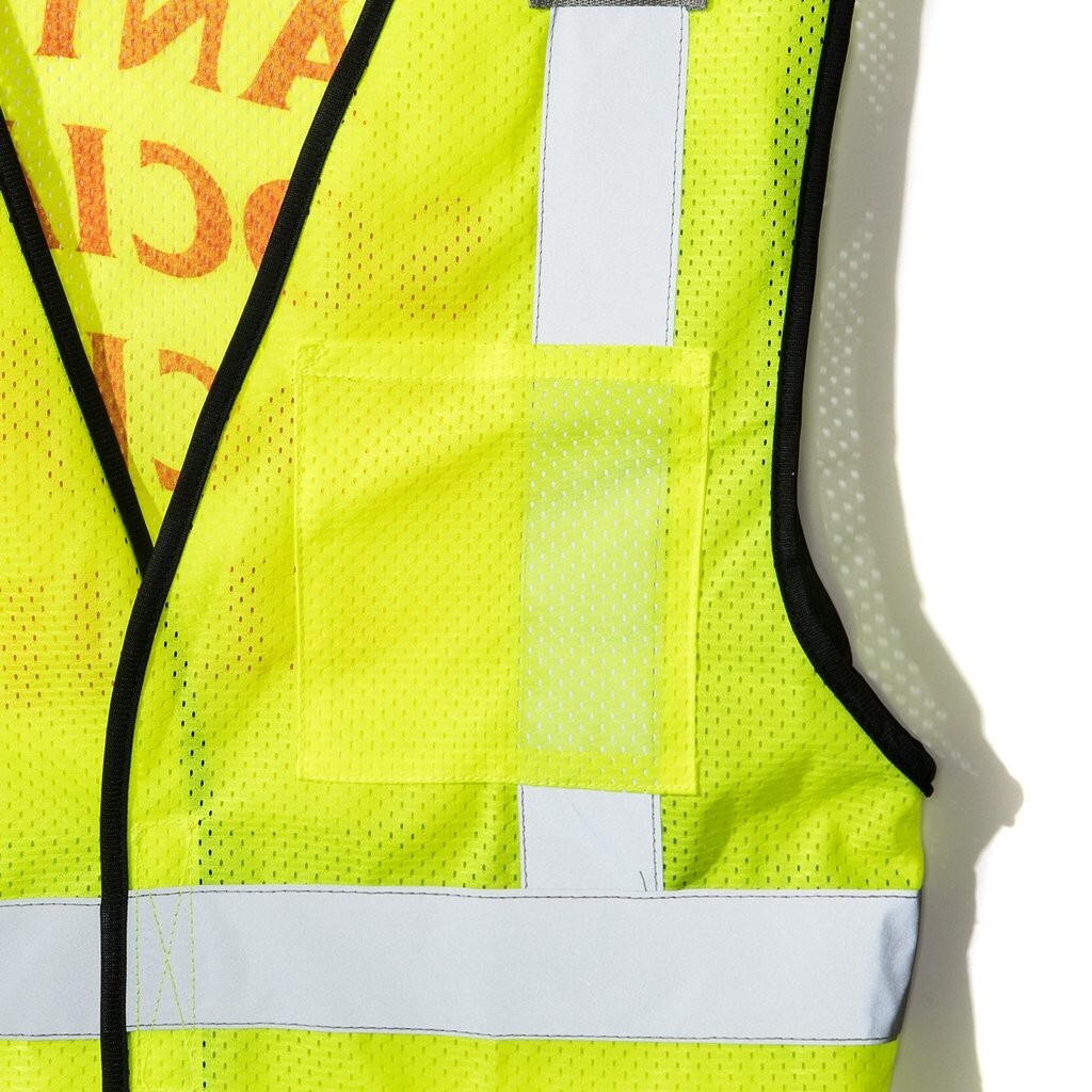 DS Anti Social Social Club Jackhammer Safty Vest S Green 3M SS21