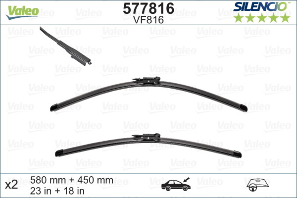 577816 VALEO Wiper Blade for JAGUAR