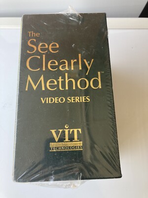 The See Clearly Method Series Vision Improvement Program - VHS NEW Sealed