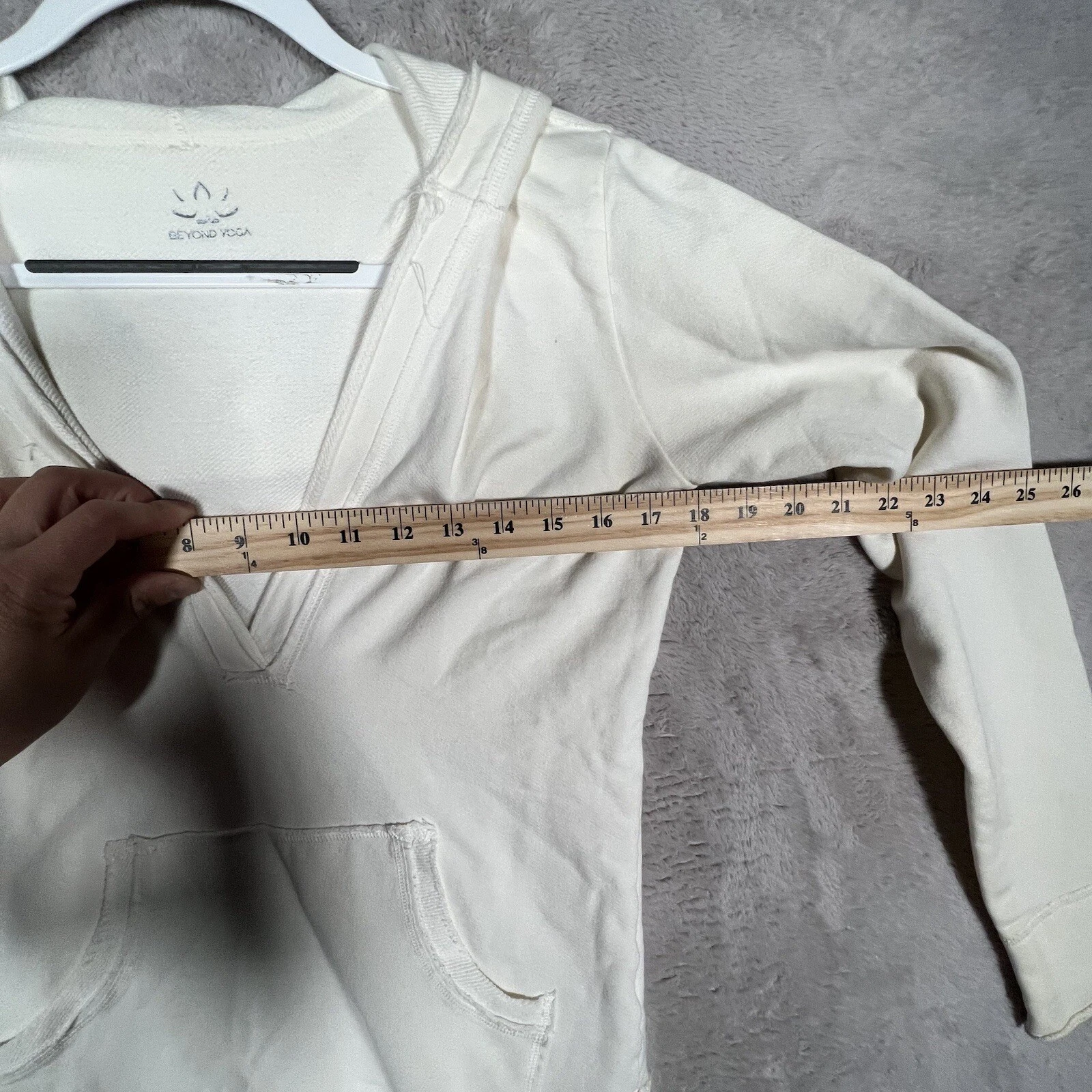 beyond-yoga mikina s kapucí strečová dlouhý rukáv sweater