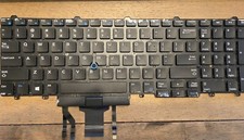 Dell Latitude E5550 E5570 5550 5580 5590 5591 US Keyboard DP/N 0383D7 used 