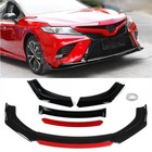 For Toyota For Camry Sedan Front Bumper Lip Spoiler Splitter Body Kit Gloss Red