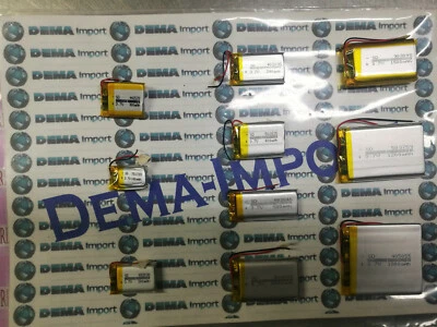 batterie a litio di polimeri mha e misure per dispositivi elettronici arduino