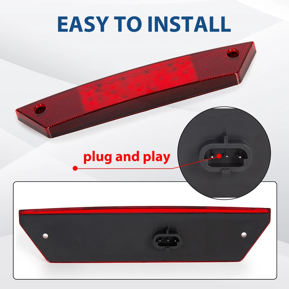 Rear Brake Tail Light Left/Right For Polaris Ranger 500 800 700 900 2411099 - Image 3 of 4