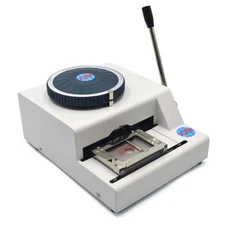 52 Characters Dog ID Card Tag Military Embossing Stamping Letter Manual Machine