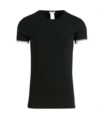 Bikkembergs Herren T-Shirt Logo Tape Black Gr. M