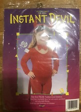 Child Red Devil Accessory Kit. Costume Accessories Tail Ears Bow Tie NEW/NIP